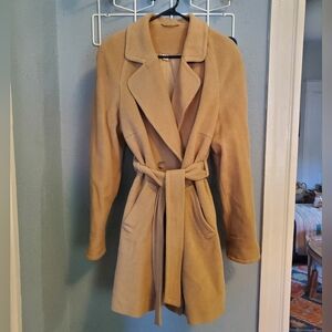 Hessnatur | Camel Hair And Silk Regular Coat